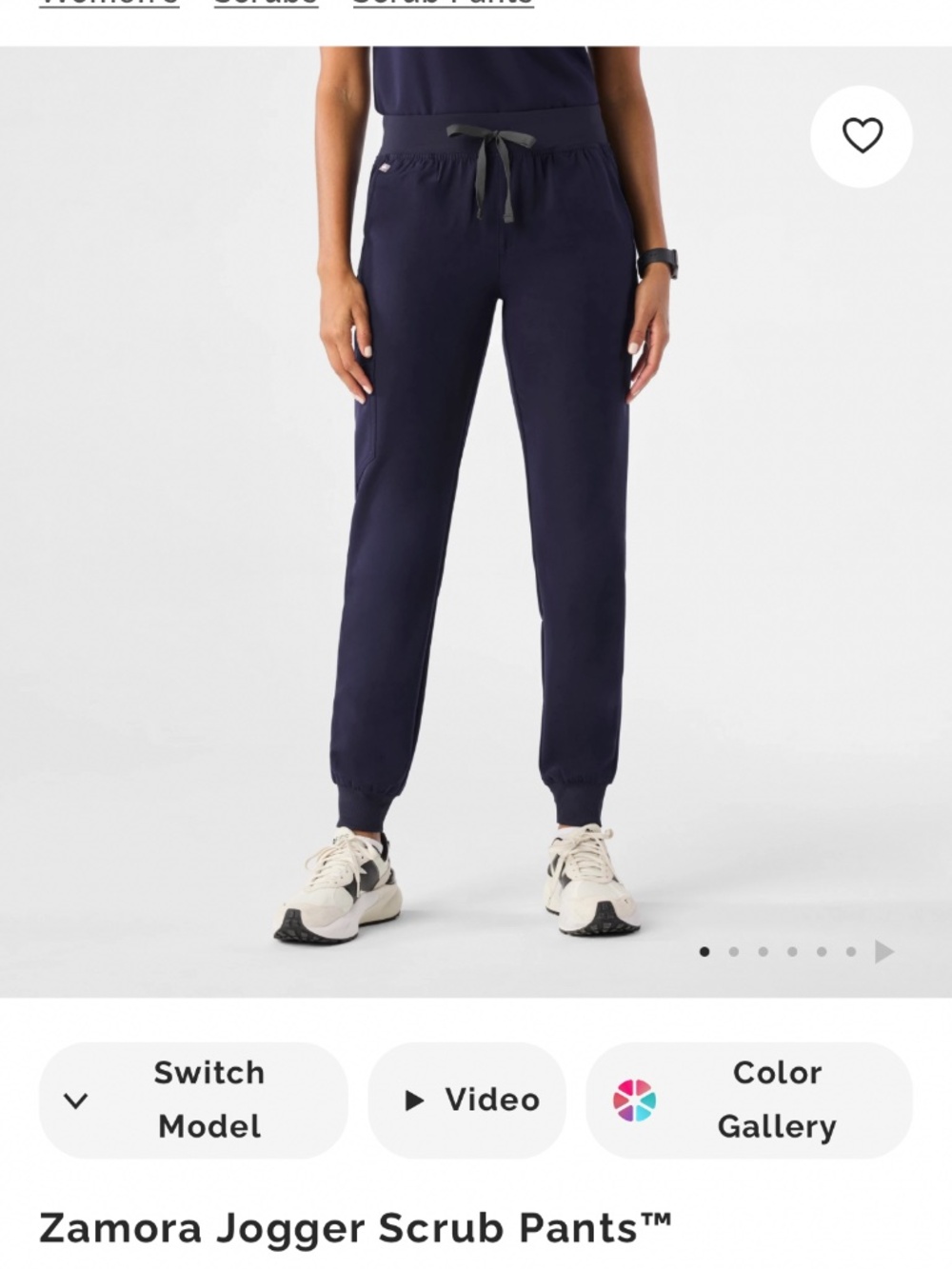Figs Zamora Jogger Scrub Pants Navy xs